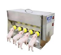 Máquina de alimentación de lechones, alimentador de lactancia de acero inoxidable, botella de lactancia de temperatura constante de 15L/20L para granjas ganaderas, fácil de usar y limpiar