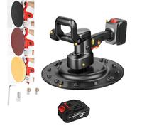 Máquina de alisado y pulido de pared inalámbrica 2 en 1, herramienta de enlucido de alta eficiencia para paredes y suelos con velocidad ajustable