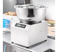 Máquina de amasado en espiral resistente con cuenco de acero inoxidable para pizza y pan, función de temporización, rotación dual