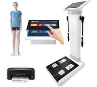 Máquina de análisis de bioimpedancia HD Touch para composición corporal y control de peso, soporta múltiples idiomas y personalización