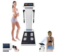 Máquina de análisis de bioimpedancia táctil HD de 10,1 pulgadas, prueba de altura ultrasónica, composición corporal, control de peso, analizador de grasa, salud Ma