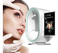 Máquina de análisis de piel facial profesional: imágenes con IA, herramienta de diagnóstico facial de alta definición para salones y spas, información personalizada sobre la piel,Green