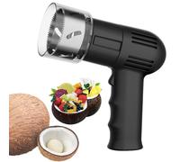 Máquina de apertura eléctrica con raspador de coco, abertura de agujero rápido de 2 minutos, apertura de 6 cm/2.36 pulgadas, extracto de carne de bebida de acero inoxidable pequeño, recomendaciones