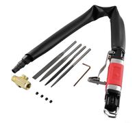 Máquina de archivo neumática de mano con sierra alternante de agarre antideslizante compatible con herramienta de archivo alimentada de doble función para cortar y moler madera de metal, mini