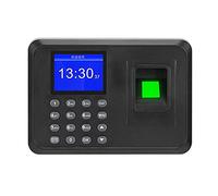 Máquina de Asistencia de Dactilares, Registrador biométrico de Reloj de Tiempo con Pantalla de 2,4 Pulgadas, Lector de Registro de empleados, Sistema de Control de Acceso de Asistencia de