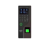 Máquina de Asistencia de Huellas Dactilares, Tarjeta RFID con contraseña de 2,4 Pulgadas, teléfono móvil, Abre la Pantalla a Color, Bloqueo de Puerta biométrico, Registro de Tiempo(Color:USB)