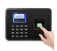 Máquina de asistencia, Máquina de asistencia por huella dactilar, capacidad para 1000 usuarios, Máquina de asistencia biométrica por huella con pantalla color de 2,4 pulgadas para empleados