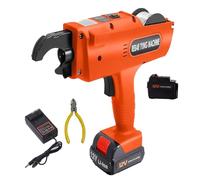 Máquina de atar barras de refuerzo de mano, herramienta automática de atado de barras de refuerzo de 12 V, máquina eléctrica de nivel de barras de refuerzo con funda, batería recargable de 4500 mAh