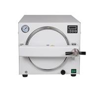 Máquina de autoclave de laboratorio de esterilizadores de autoclave de 18L, autoclave de esterilizador de 1100W para herramientas, esterilizador de vapor de alta temperatura de 110V con pantalla digit