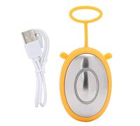 Máquina de ayuda para dormir microcorriente con instrumento para ayudar a dormir contra el insomnio para adultos, máquina de ayuda para el insomnio, instrumento recargable (amarillo)