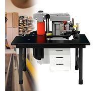 Máquina de bandas de bordes portátil para carpintería, revestimiento de pegamento de doble cara recto y curvo, calentamiento rápido en 5-10 minutos, ideal para proyectos profesionales y de bricolaje