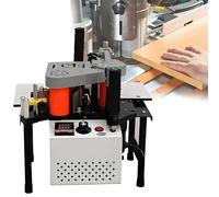 Máquina de bandas de bordes portátil para carpintería, revestimiento de pegamento de doble cara recto y curvo, calentamiento rápido en 5-10 minutos, ideal para proyectos profesionales y de bricolaje