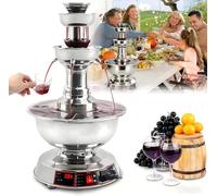 Máquina De Bebidas De 3 Niveles, Fuente Eléctrica Para Champán Para Fiestas, Control De Temperatura De 0 a 100 ℃, Dispensador De Cócteles, Vino Tinto, Cerveza, Jugos Para Bodas, Fiestas, Celebraciones