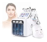 Máquina de belleza de oxígeno de hidrógeno de agua, 7 en 1 Hydro Dermabrasion Limpieza Facial Pequeño dispositivo de burbuja cuidado de la piel Jet Peel Peel Professional Multifunción Spa Máquina