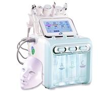 Máquina de belleza facial de hidrógeno, dispositivo multifuncional profesional para el cuidado de la piel con máscara facial LED para spa y salón