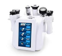 Máquina de belleza profesional 9 en 1 con 40K RF y cavitación, cabezal giratorio para eliminación de arrugas faciales, estiramiento de la piel y reducción de grasa corporal, dispositivo de salón en