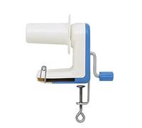 Máquina de bobinado de lana, herramienta manual para tejer a mano con mango giratorio, cabezal de bobinador multifuncional, fijador desmontable, material ABS, fácil de usar para el hogar y la fábrica