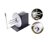 Máquina de bobinado, Rebobinador de etiquetas velocidad ajustable, carrete ropa, máquina código barras autoadhesiva rebobinadora automática bidireccional