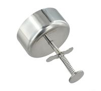 Máquina de bolas de arroz de acero inoxidable para Onigiri Sushi Press Tool - Fácil de desmoldar DIY utensilio de cocina para cocinar en casa - 10,5 x 7,5 cm (círculo)