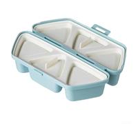 Máquina de bolas de arroz triangular de 6 pulgadas, juego de onigiri plegable para caja de sushi, kit de almuerzo japonés portátil antiadherente, accesorios para niños y picnic escolar (1)