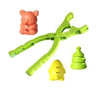 Máquina De Bolas De Nieve - ABS, Pinza De Bolas De Nieve De 33 Cm, Juguete De Invierno, Mango Antideslizante | Herramienta De Bola De Nieve Fácil De Moldear, Accesorio De Juego Al Aire Libre, Juguete