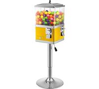 Máquina de bolas giratoria con soporte, máquina expendedora de juguetes que funciona con monedas, dispensador de burbujas comercial para pelotas hinchables, ideal para tiendas, salas de juegos y salas