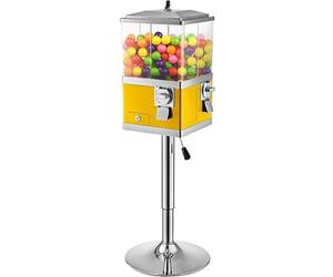 Máquina de bolas giratoria con soporte, máquina expendedora de juguetes que funciona con monedas, dispensador de burbujas comercial para pelotas hinchables, ideal para tiendas, salas de juegos y salas