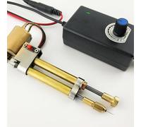 Máquina de bordado de mano, aguja eléctrica para hacer patrones de bricolaje, compatible con múltiples hojas, velocidad ajustable