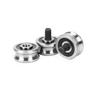 Máquina de bordado láser, rodillo guía de ranura redonda en forma de U, rodamiento de bolas de doble SG15 SG20 SG25 SG66, 1 Uds.(SG15-M5)