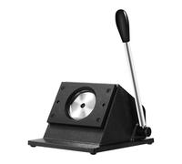 Máquina de botones manual de 58 mm con mango de 27,5 cm, para manualidades, punzón redondo, cortador para botones, espejos pequeños, abrebotellas