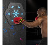 Máquina de Boxeo con Música | Diana de Pared de Boxeo Digital,con Luz LED Integrada,Adecuado para Desarrollo de Coordinación y Divertido Ejercicio en Casa para Toda la Familia