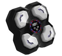 Máquina de Boxeo con Música para Niños | Equipo de Ejercicio Inteligente para Interiores | Máquina De Golpes con Música Montada En Pared | para Familias Hijos Hijas Adolescentes y Jóvenes