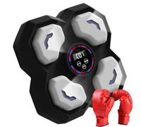 Máquina de Boxeo con Música para Niños,Equipo de Ejercicio Inteligente para Interiores - Saco de Boxeo Musical para Pared - para Familias Hijos Hijas Adolescentes y Jóvenes