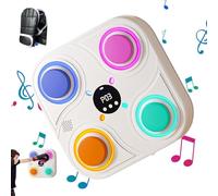 Máquina de boxeo con música, punzonadora musical con guantes, entrenador de boxeo montado en la pared, juguete deportivo recargable para adultos, máquina de boxeo de entrenamiento ligero para fitness