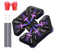 Máquina de boxeo con música, punzonadora musical,Punzonadora de pared inteligente - Divertidas máquinas de entrenamiento, entrenador de boxeo multifuncional para entretenimiento, relajación