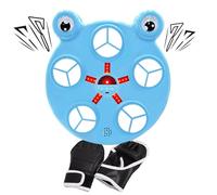 Máquina de boxeo de dibujos animados - Entrenador de impacto musical, luces de velocidad ajustables | Guantes de boxeo, equipo de fitness para niños, adultos, entrenamiento deportivo, entrenamiento en