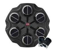 Máquina de boxeo montada en la pared, panel electrónico de práctica de ataque, juego de combate rítmico que incluye manoplas, equipo de entretenimiento de sonido LED, para actividades juveniles