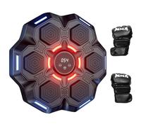 Máquina de Boxeo Música Adulto, Music Boxing Machine Bluetooth con Guantes Boxeo para Adulto, 9 Modos de Velocidad Boxeador de Pared Musical para Entrenamiento de Boxeo Familiar (6 objetivos)