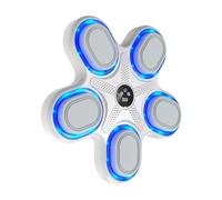 Máquina de boxeo musical, almohadilla de perforación montada en la pared, entrenador de reacción inteligente, equipo de boxeo inalámbrico de tamaño compacto con retroalimentación de sonido ligero