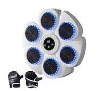Máquina de boxeo musical de pared, máquina de boxeo inalámbrica con 9 modos | Entrenador de ahorro de espacio, fitness, esculpir, vacaciones, entretenimiento familiar