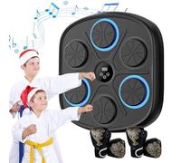 Máquina de boxeo musical del Reino , máquina de boxeo montada en la pared, máquina de perforación inalámbrica electrónica con luz LED, velocidad ajustable, recargable para adultos, entrenamiento