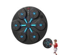 Máquina de Boxeo Musical | Entrenador con 8 Modos para Ejercicio y Práctica | Máquina De Entrenamiento De Boxeo Con Luz RGB Y Música - Para Hombres, Mujeres, Adultos, Hogar, Oficina, Gimnasio, Entrena