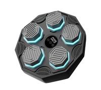 Máquina De Boxeo Musical,Equipo De Ejercicio para Entrenamiento - con Luces LED Máquina de Golpes Musical Montada en Pared para Adultos - para Mujeres Hombres Niños Gimnasio Casa Fitness Deportes