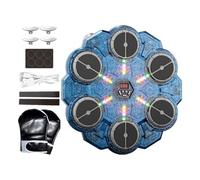 Máquina de Boxeo Musical Genérica 9 Modos - Máquina de Boxeo, Cojín de Golpeo de Pared Inteligente | Máquinas de Golpear a la pared, Música bluetooth, Niveles de velocidad con Sonido & Luces, Equipo