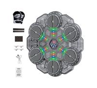 Máquina de boxeo musical: máquina de boxeo de pared electrónica que absorbe los golpes, equipo de entrenamiento físico inteligente | Equipos de entrenamiento de reacción para niños, adultos, entusiast