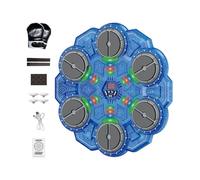 Máquina de boxeo musical: máquina de boxeo de pared electrónica que absorbe los golpes, equipo de entrenamiento físico inteligente | Equipos de entrenamiento de reacción para niños, adultos, entusiast