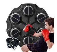 Máquina de Boxeo Musical, máquina de Boxeo montada en la Pared, máquina de Boxeo Musical Inteligente con Guantes de Boxeo, 12 velocidades y Modos, máquina de Boxeo para niños y Adultos