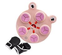 Máquina de boxeo musical - Máquina de música de boxeo, Máquina de boxeo musical de dibujos animados | Entrenador de velocidad de boxeo montado en la pared Juego para padres e hijos de b