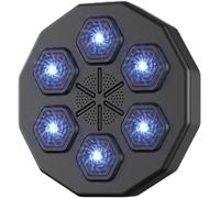 CcacHe Máquina de boxeo musical, montaje en pared, entrenamiento inteligente de boxeo, divertido juego de lucha para kickboxing, kárate, entrenamiento de gimnasio en casa, tamaño: máquina de boxeo