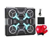 Máquina de Boxeo Musical para Adultos - Máquina de Entrenamiento Electrónico Interactivo | Equipo de Golpeo Multifuncional para Fitness | Máquina de Punzonar Musical para Sala